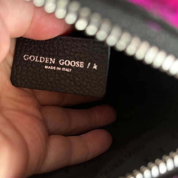 Authentic Golden Goose Star Bag - Fuschia Leopard Print - Picture 12 of 16